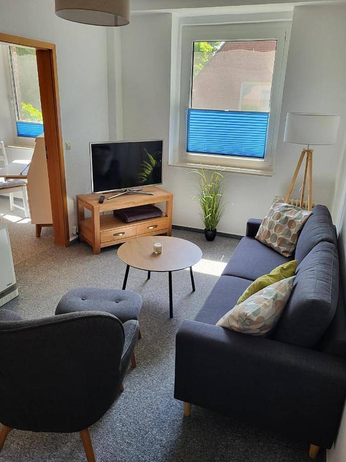 Ferienwohnung für 3 Personen, mit Terrasse und Garten