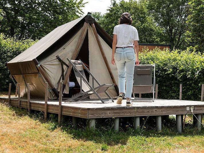 Tente pour 2 personnes, avec Piscine dans Indre - 4