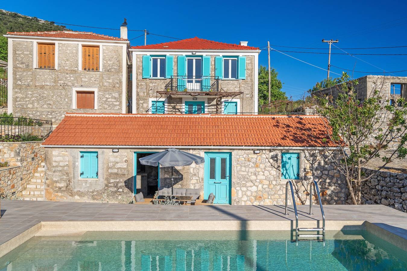 Villa 'Milia's House' with Sea View, Wi-Fi and Air Conditioning in Greece