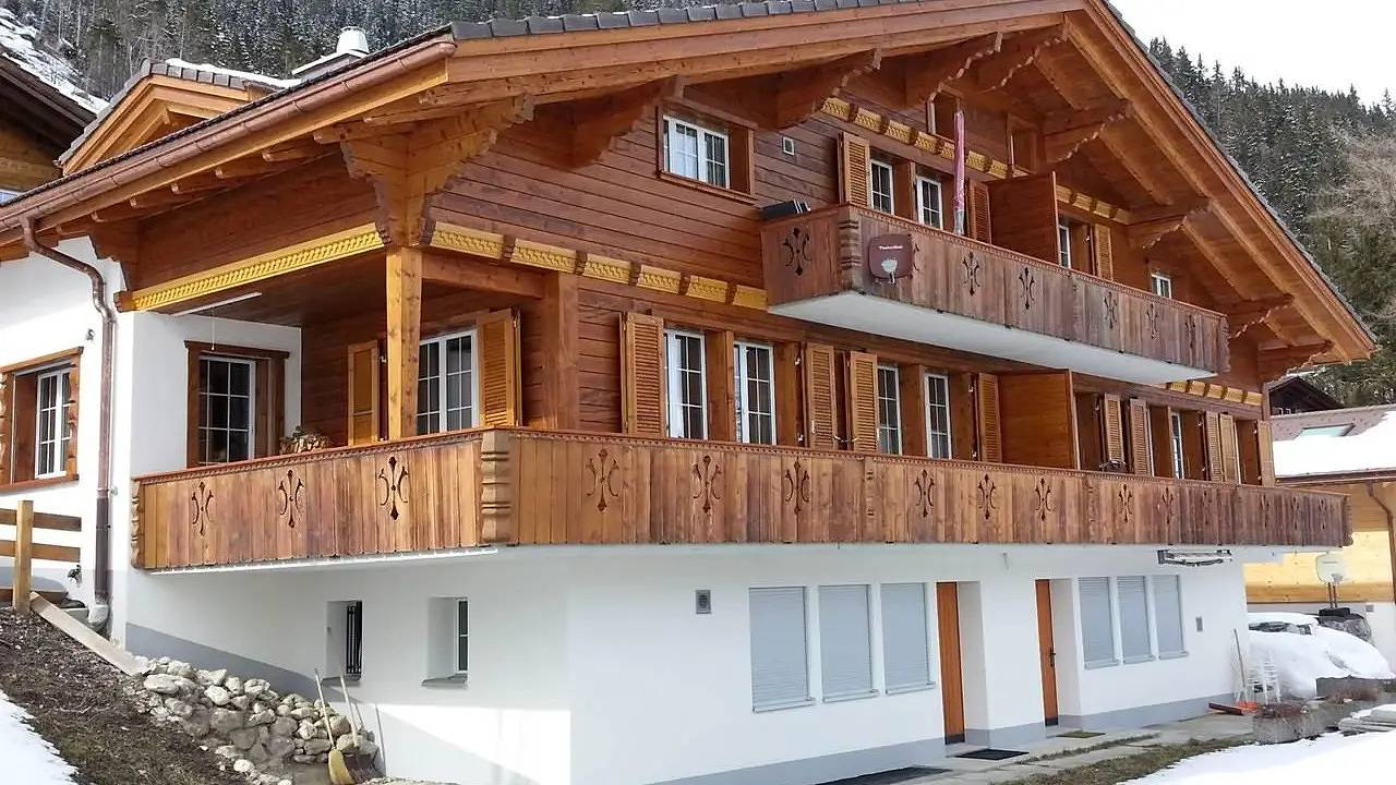 Appartement de vacances entier, Appartement de vacances pour 4 personnes avec balcon in Adelboden, Frutigen-Lenk-Adelboden