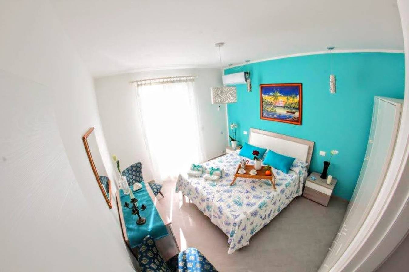 Appartement entier, Appartement 'L'airone' avec vue sur la mer, Wi-Fi et climatisation in Balestrate, Province de Palerme
