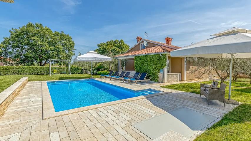 Villa pour 8 personnes, avec jardin et piscine, animaux acceptés à Selina - 3