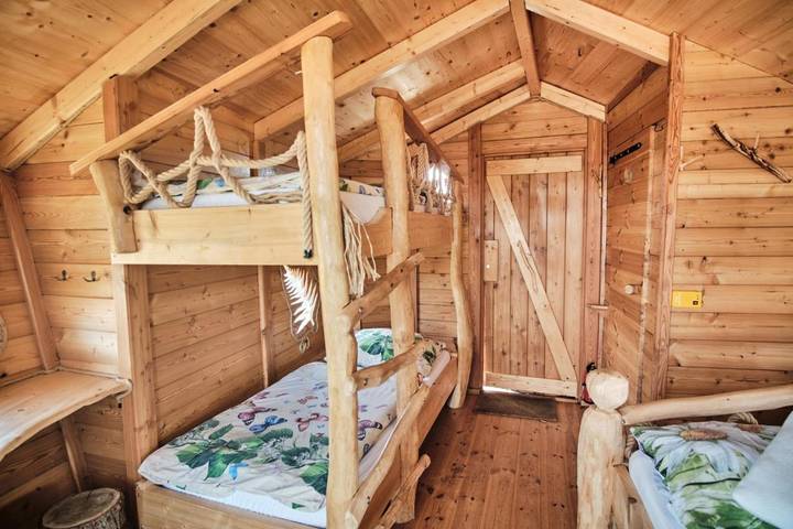 Chalet für 4 Personen, mit Terrasse und Garten sowie Sauna und Ausblick in Tschechien - 4