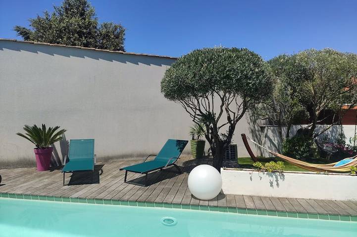 Ferienhaus für 6 Personen, mit Garten