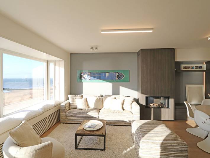Ferienwohnung mit Meerblick für 6 Personen, mit Terrasse