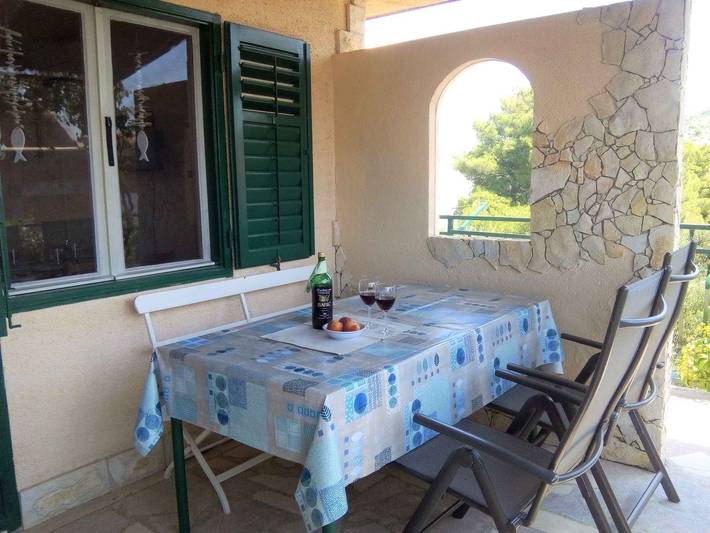 Apartament wakacyjny dla 5 osób, z ogród w Zaboric