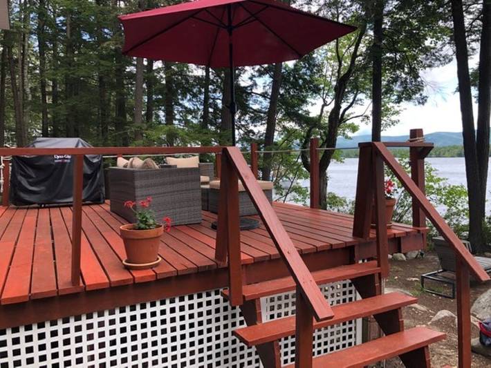 Cottage for 7 people, with terrace in New Hampshire