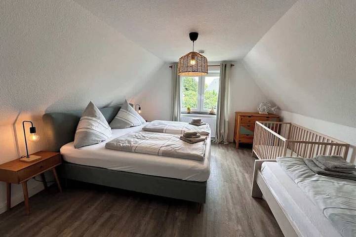 Ganze Wohnung, Helle 3 Zimmer am Strand mit Boxspringbetten in Böhl (St. Peter-Ording), St. Peter-Ording