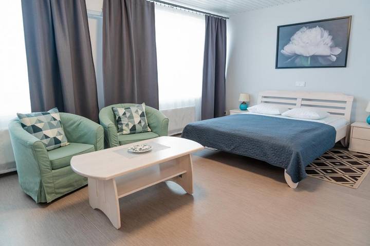 Hotel für 2 Personen, mit Sauna und Ausblick sowie Terrasse in Riga