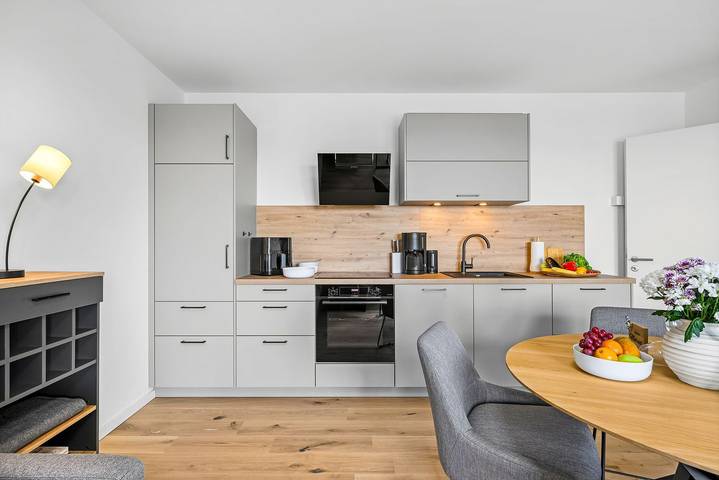 Ganze Wohnung, The View B16 Meeresleuchten - Balkon, Schlafsofa, gemein. Sauna, Aufzug in Badedeich Dagebüll, Dagebüll