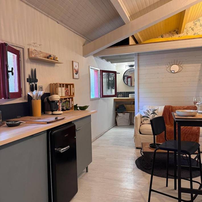 Maison de vacances pour 4 personnes, avec Terrasse ainsi que Jardin et Vue