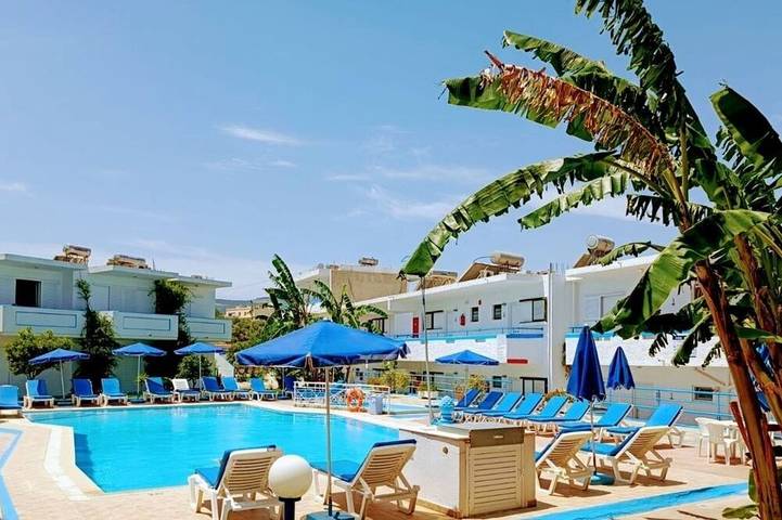 Apartment for 2 people, with Balcony and Garden as well as Pool in Kos Town