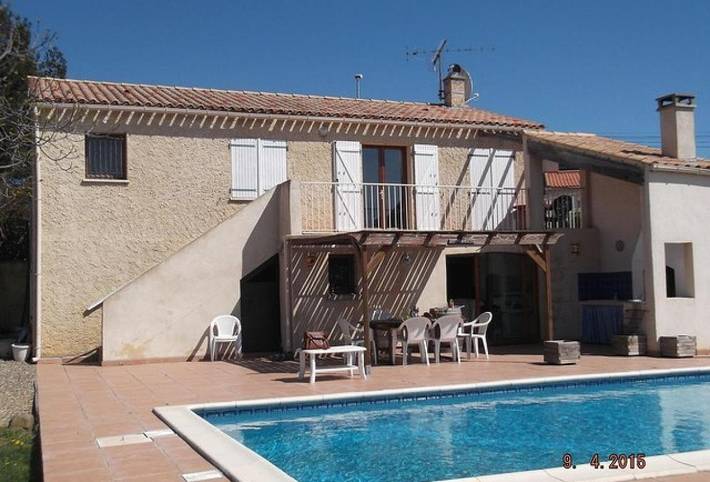 Location de vacances pour 9 personnes, avec jardin et piscine à Thézan-lès-Béziers - 3