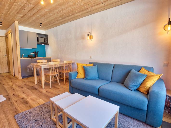 Studio pour 4 personnes, avec balcon