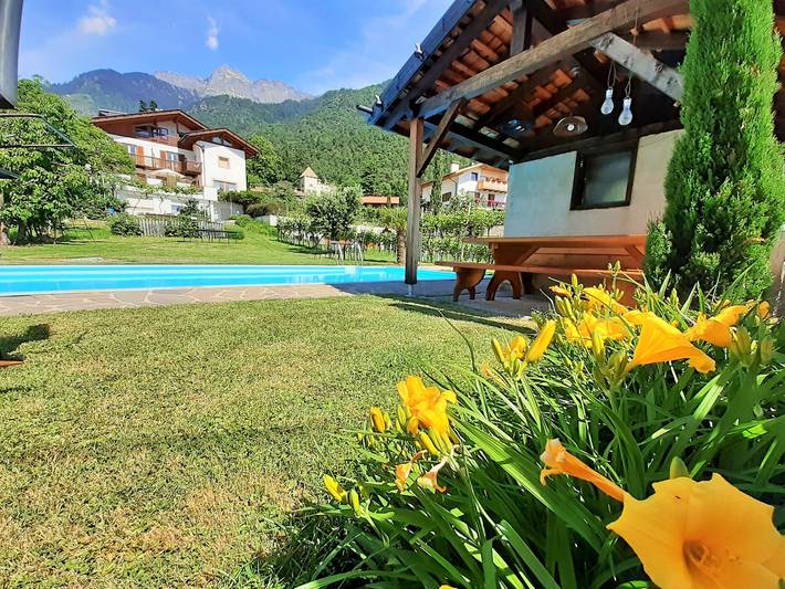 Agriturismo per 3 persone, con Giardino in Trentino-Alto Adige