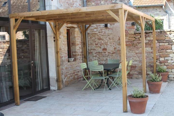 Gîte für 8 Personen, mit Terrasse und Garten sowie Pool und Ausblick in Burgund - 2