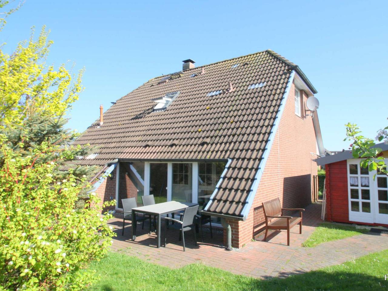 Ferienhaus Hindboll 25 mit Sauna und Kaminofen, Wlan - Ferienhaus Hindboll 25 in Friedrichskoog-Spitze, Friedrichskoog