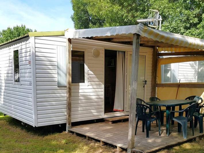 Camping Le Grand Pré - Mobilhome 4 personnes - Tv in La Terrière, La Tranche-sur-Mer