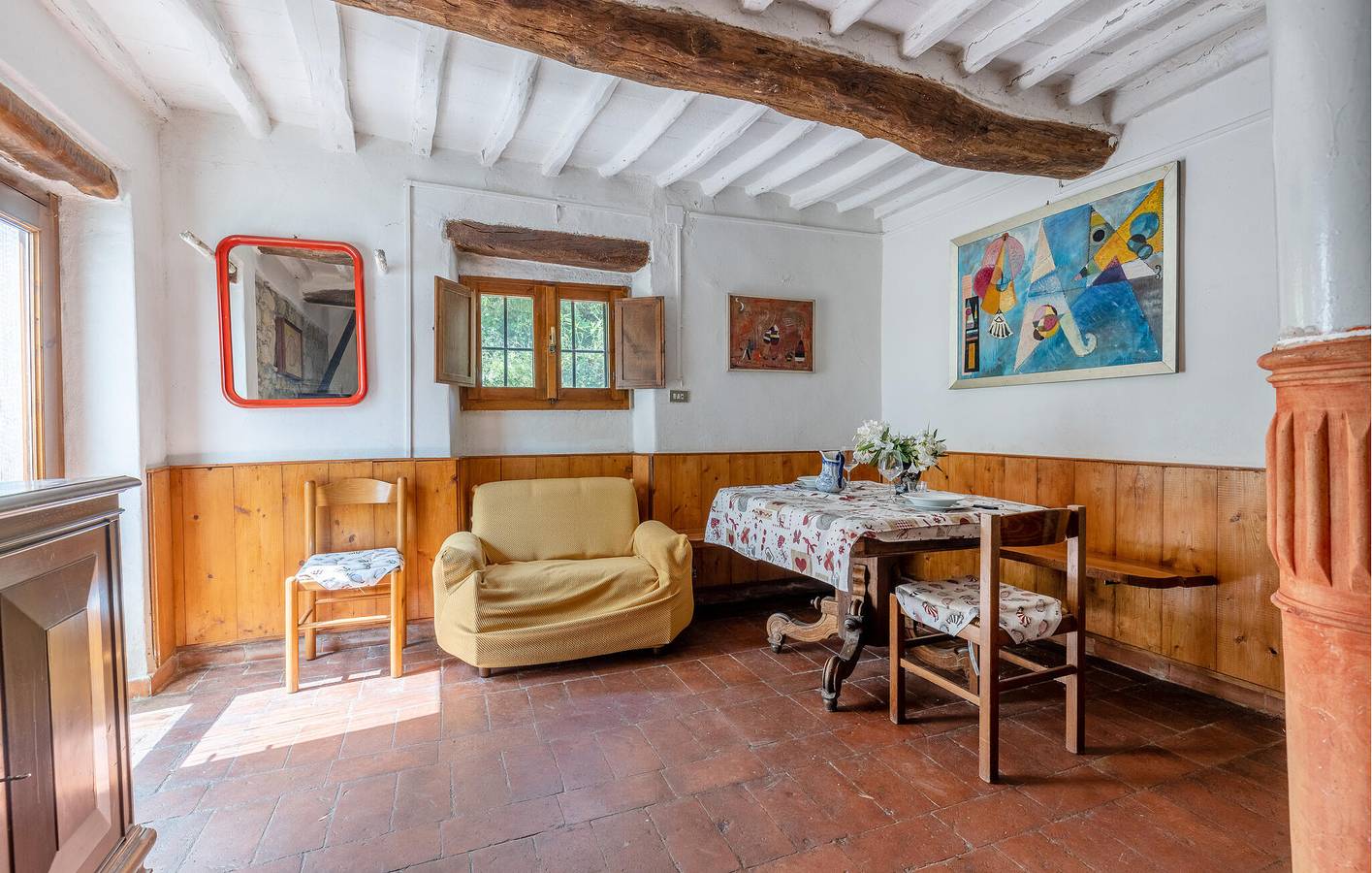 Ganze Ferienwohnung, La Lama Apartment mit Parkplatz und Doppelbett in Castelfranco di sopra, Castelfranco Piandiscò (gemeinde)