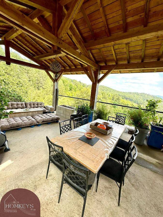 Gîte pour 4 personnes, avec jardin ainsi que piscine et sauna à Concoules - 4