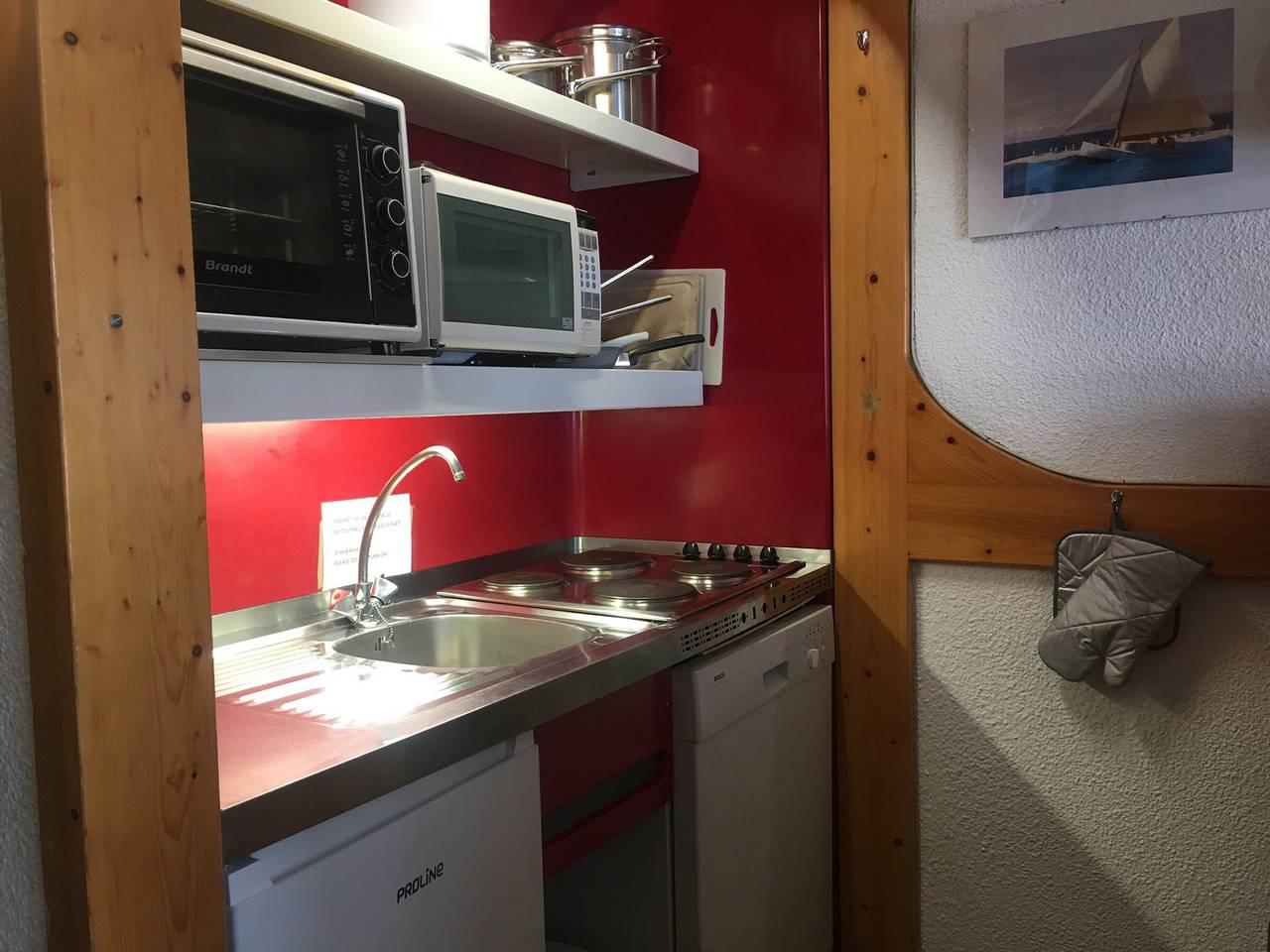 Apartamento entero, Apartamento de 2 habitaciones con acceso directo a pistas, balcón en Les Arcs in Arc 1800, Bourg-Saint-Maurice