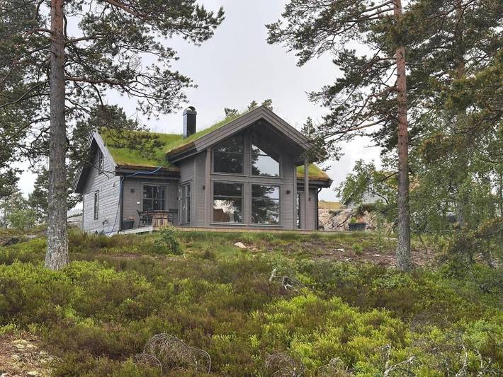Ferienhaus für 10 Personen, mit Terrasse und Seeblick sowie Ausblick