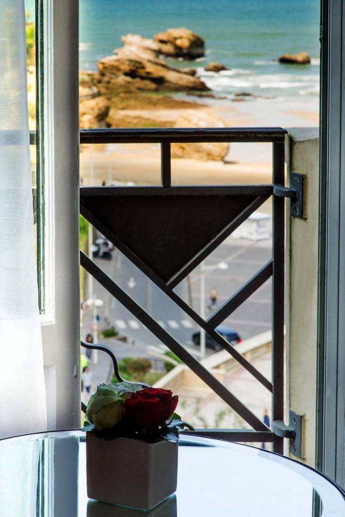 Hôtel pour 2 personnes, avec terrasse, animaux acceptés dans Casino de Biarritz