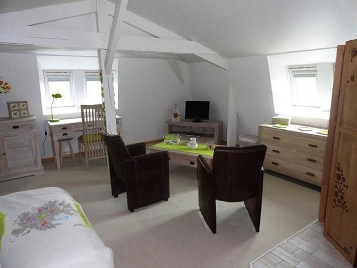 Chambre d’hôte pour 2 personnes, avec terrasse et vue ainsi que piscine et jardin, animaux acceptés à Saumur
