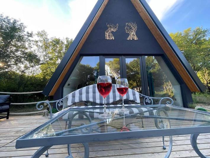 Chalet für 5 Personen, mit Whirlpool und Terrasse sowie Garten und Pool in Ungarn - 3