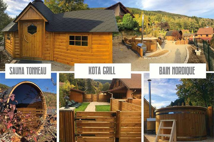Maison pour 14 personnes, avec jacuzzi ainsi que terrasse et sauna, animaux acceptés à Ventron