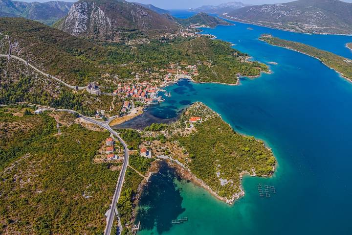 Ganze Wohnung, Ferienwohnung in Ston / Mali Ston mit Meerblick, Terrasse, Klimaanlage, W-Lan (3588-2) in Ston, Dubrovnik-Neretva