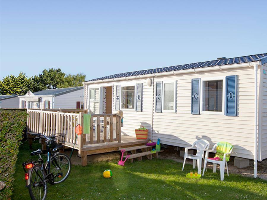 Camping Sea Green Emeraude - Mobilhome 6 personas - Low Cost Cottage 3 dormitorios in Saint-Briac-sur-Mer, Región de Saint-Malo
