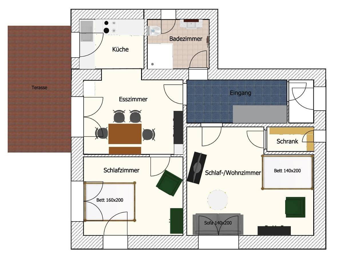 Entire apartment, Two-Bedroom Apartment with Terrace in Waltenhofen, Bavarian Swabia
