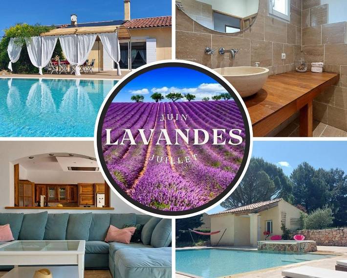 Villa pour 8 personnes, avec piscine et jardin