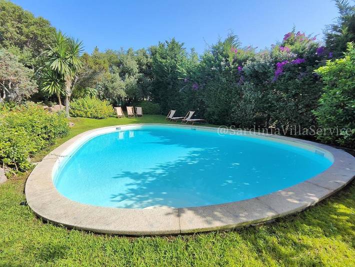 Villa pour 7 personnes, avec vue ainsi que jardin et piscine, animaux acceptés à Porto Cervo - 4