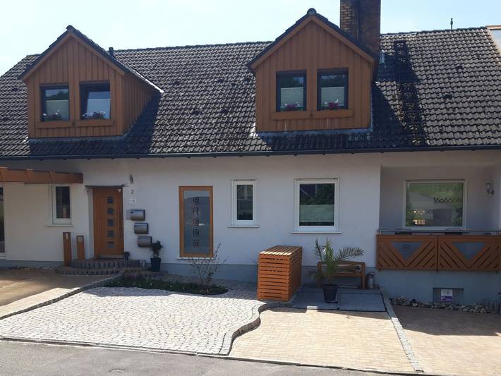 Ferienwohnung für 5 Personen, mit Balkon und Sauna sowie Ausblick