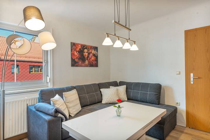 Ganze Wohnung, Apartment „Haus Marlies“ mit privatem Garten und Wlan in Finsterbergen, Friedrichroda