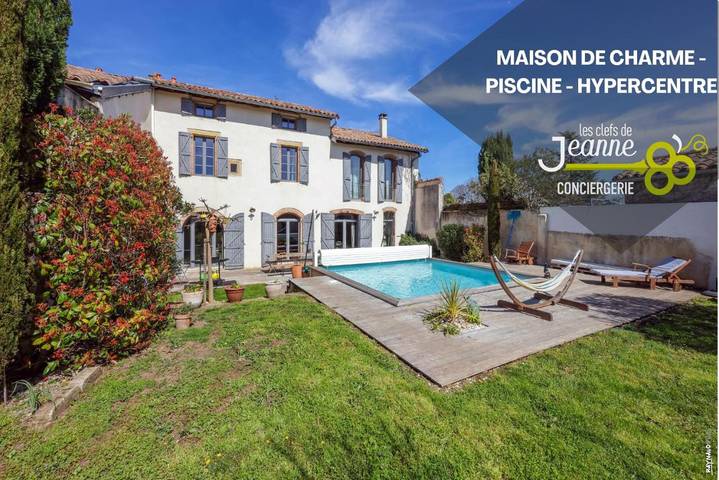 Casa de vacaciones para 10 personas, con terraza y piscina - 1