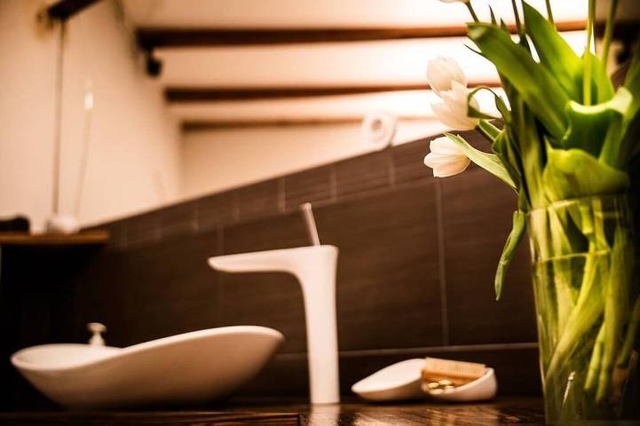 Fachwerkhaus am Bodden mit Sauna, Garten und Teich in Buschvitz, Bergen auf Rügen und Umgebung