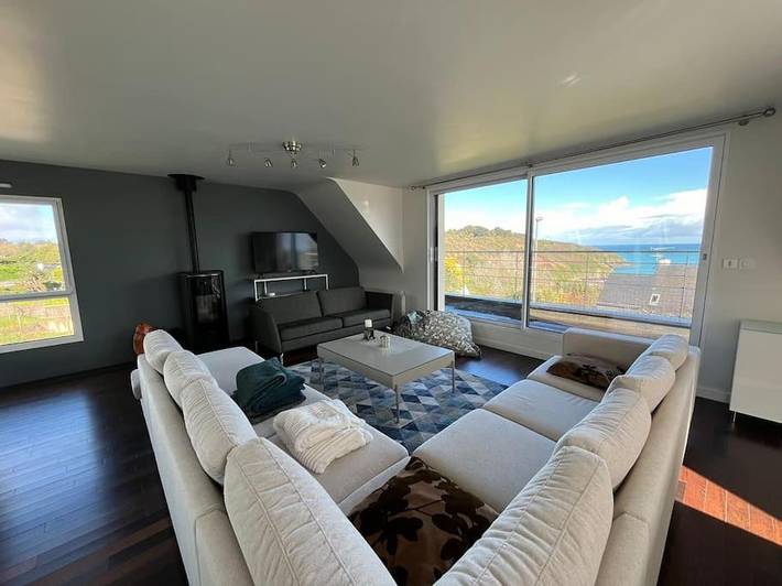 Location de vacances pour 8 personnes, avec vue ainsi que jardin et terrasse dans Bréhec - 3