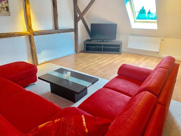 Ferienwohnung für 2 Personen, mit Garten und Ausblick in Grimma