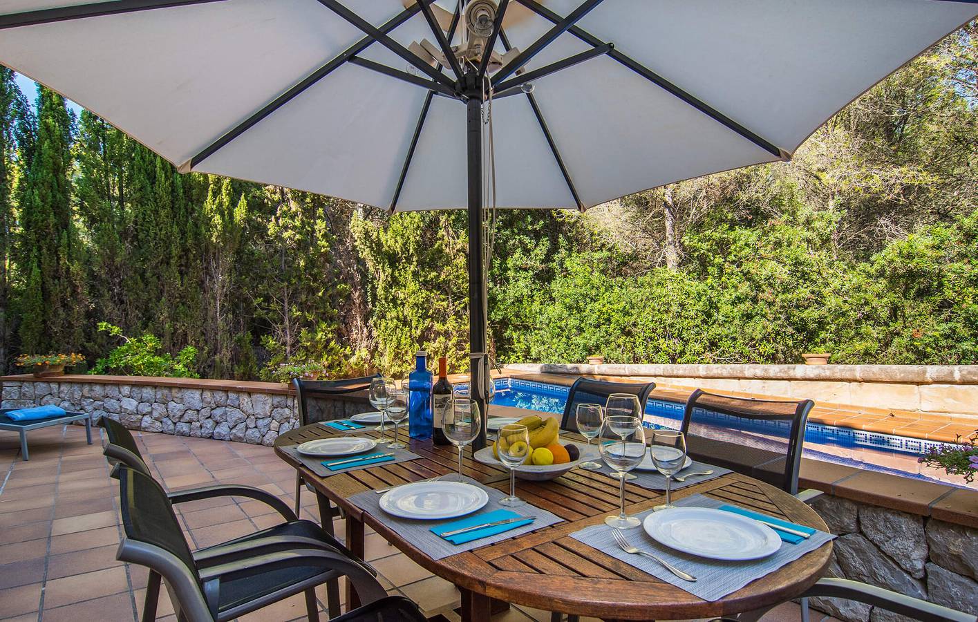 Oase am Strand mit Pool, AC und Grill - 2 km zum Strand in Bonaire, Alcúdia
