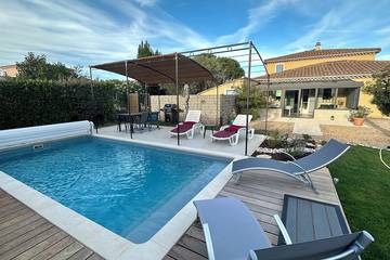 Gîte pour 4 personnes, avec jardin et terrasse à Suze-la-Rousse