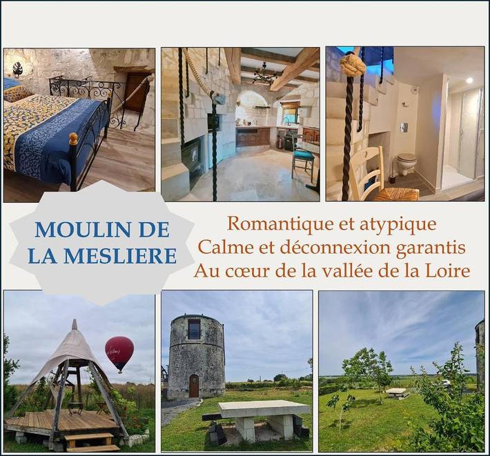 Location de vacances pour 2 personnes, avec Balcon et Terrasse ainsi que Jardin et Vue à Seuilly