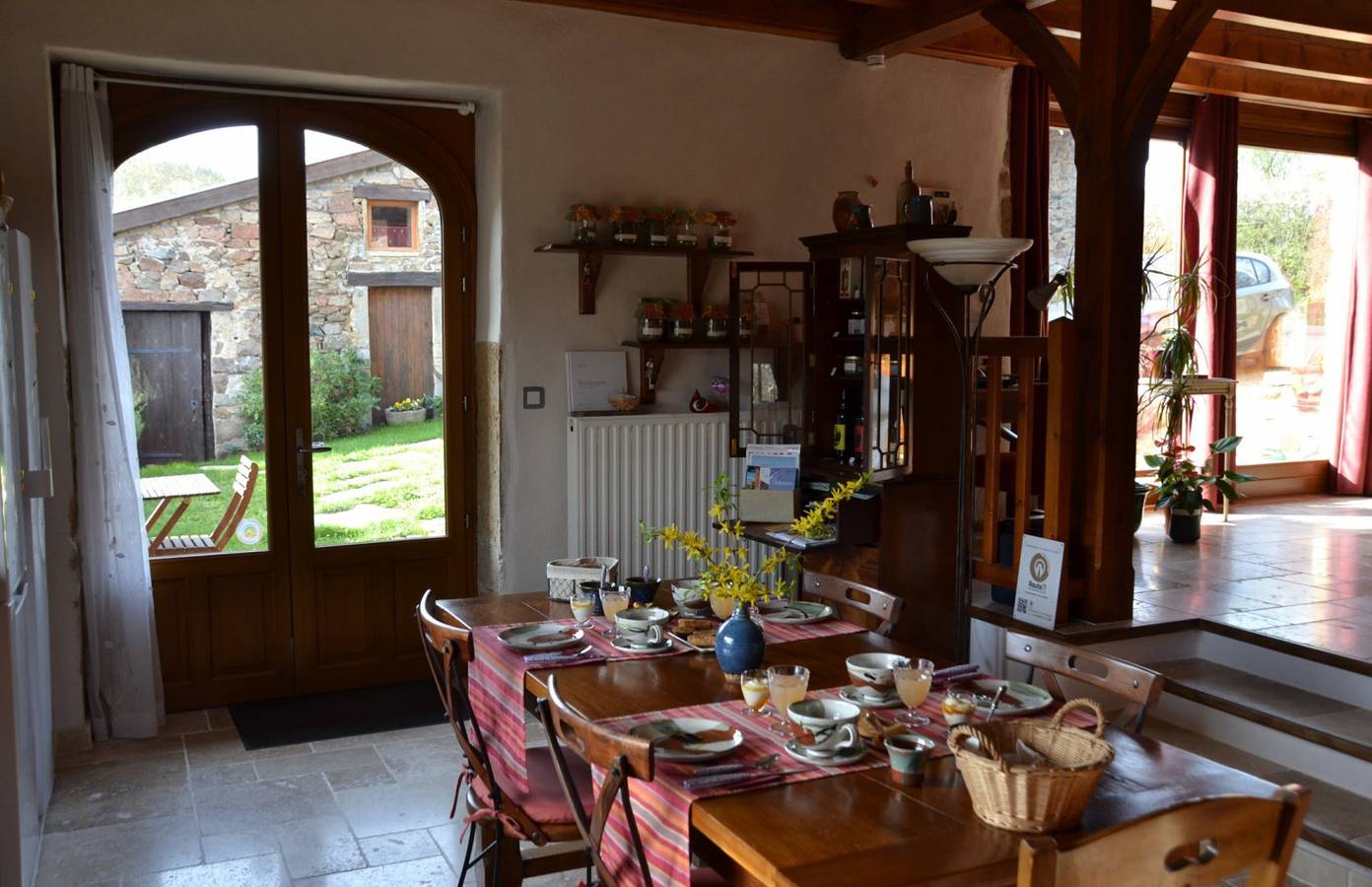 Chambres d'hôtes La Framboisine - Chambre double in Bourgvilain, Mâcon region