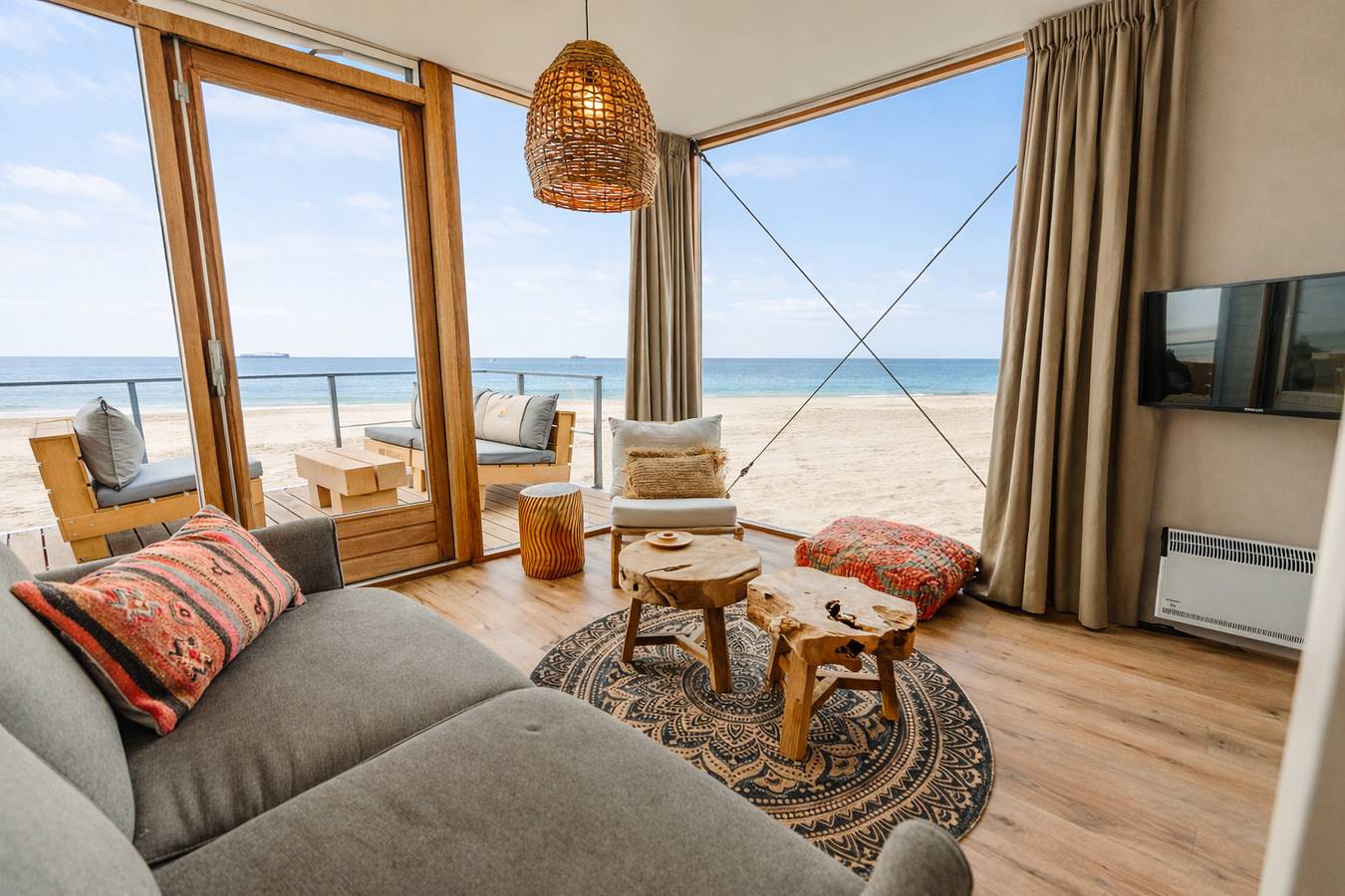 Strandweelde — Strandhäuschen in Nieuwvliet, Zeeuwse Kust