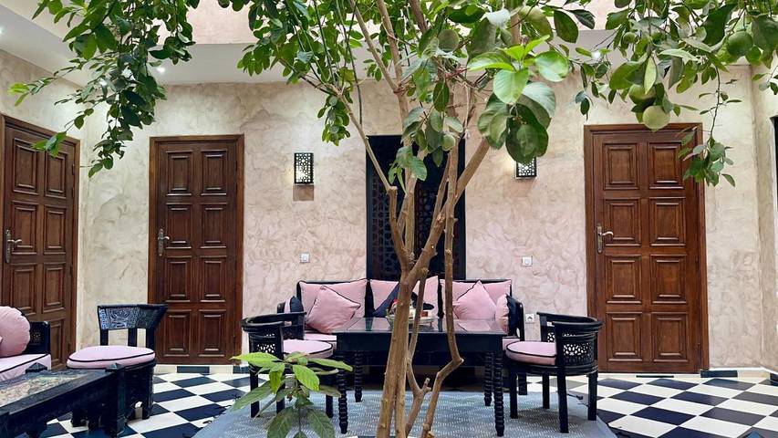 Maison d’hôte pour 10 personnes, avec terrasse et vue au Maroc