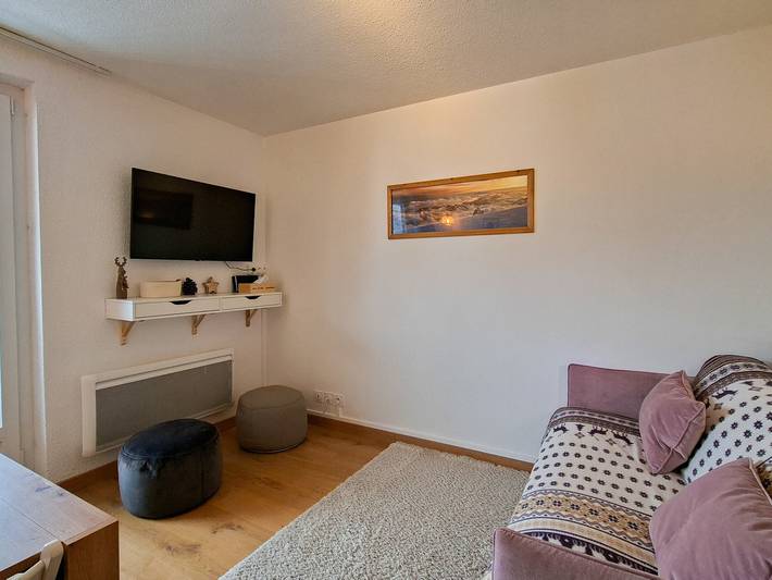 Ganzes Studio, Komfortables renoviertes Studio, nah zu Pisten und Geschäften, Balkon in Flaine, Arâches-la-Frasse