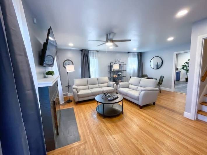 Vacation rental for 10 people, with terrace and garden in New York State