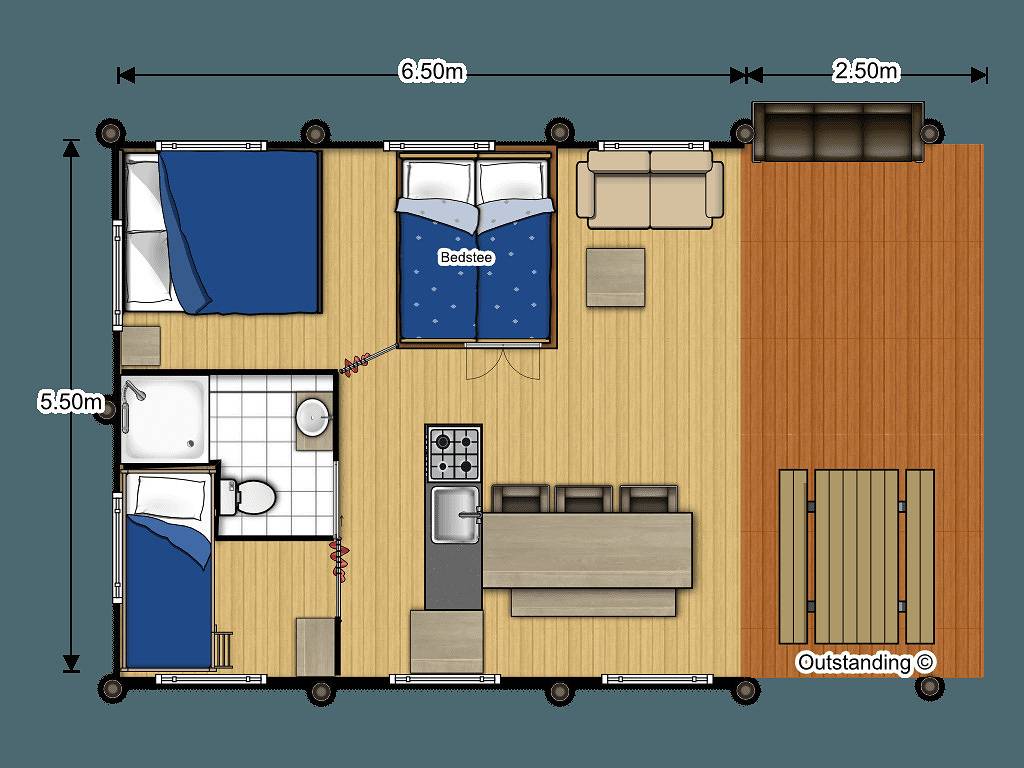 Recreatiepark 't Gelloo — Safaritent 6 personen in Ede, Hoge Veluwe